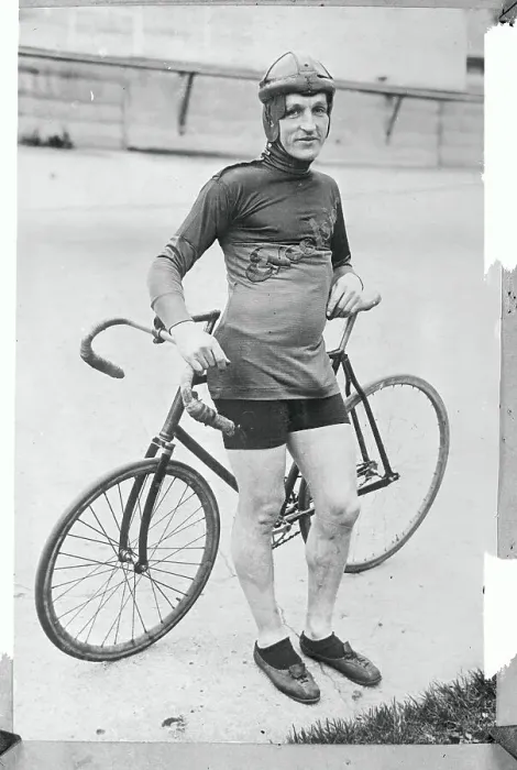 Framed Print : German Bicyclist Willie Appelhans Framed Print : German Bicyclist Willie Appelhans