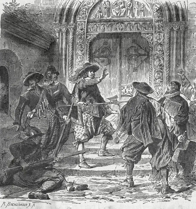 Framed Print : German Citizens Gathering Against Napoleon