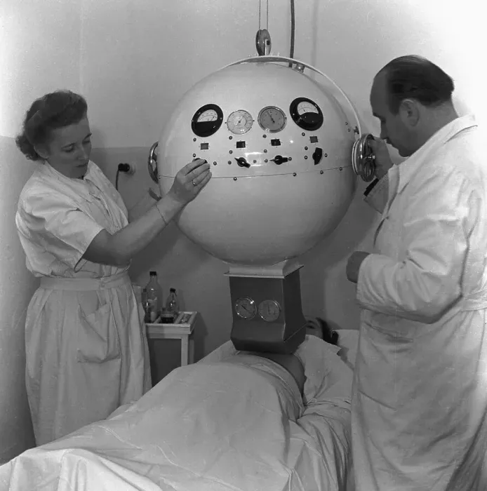 Framed Print : A German Doctor Uses Atomic Energy for Cancer Treatment Framed Print : A German Doctor Uses Atomic Energy for Cancer Treatment