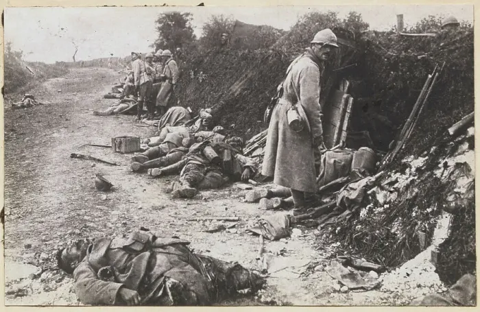 Framed Print : German and French Casualties Framed Print : German and French Casualties