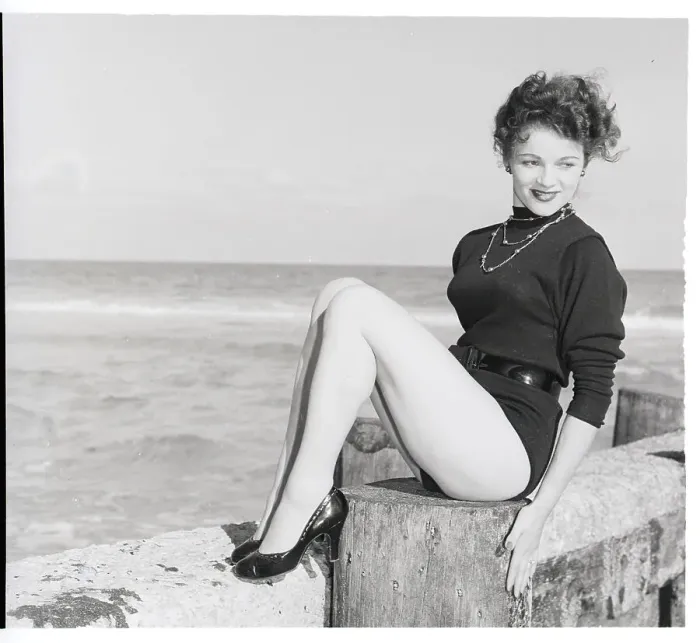 Framed Print : German Girl At Miami Beach Framed Print : German Girl At Miami Beach