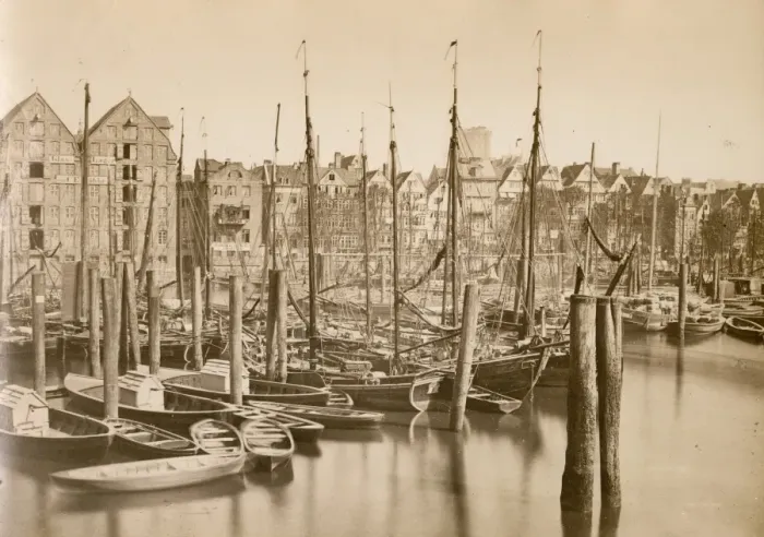 Framed Print : German Harbour Framed Print : German Harbour