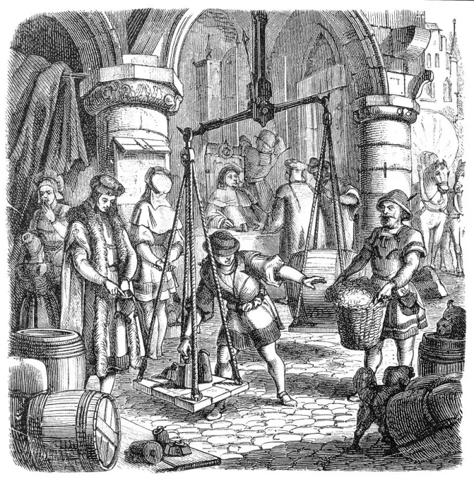 Framed Print : German merchants Framed Print : German merchants