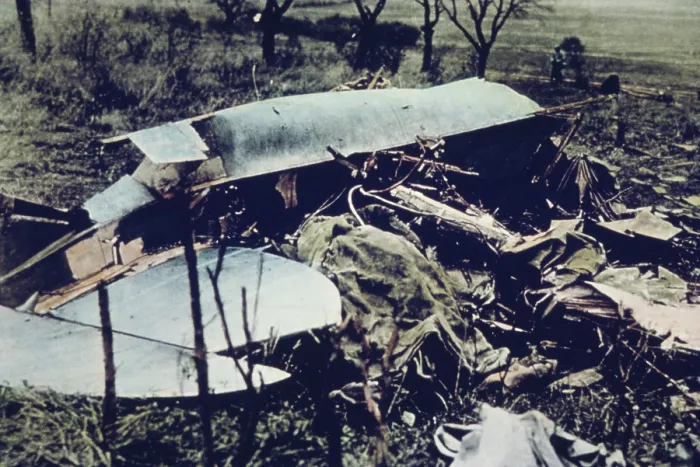 Framed Print : German Plane Wreckage, WW1 Framed Print : German Plane Wreckage, WW1