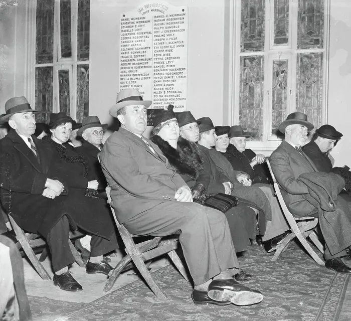 Framed Print : German Refugees Listening to Sermons Framed Print : German Refugees Listening to Sermons