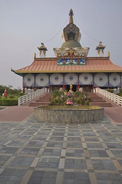 German stupa in the Development Zone