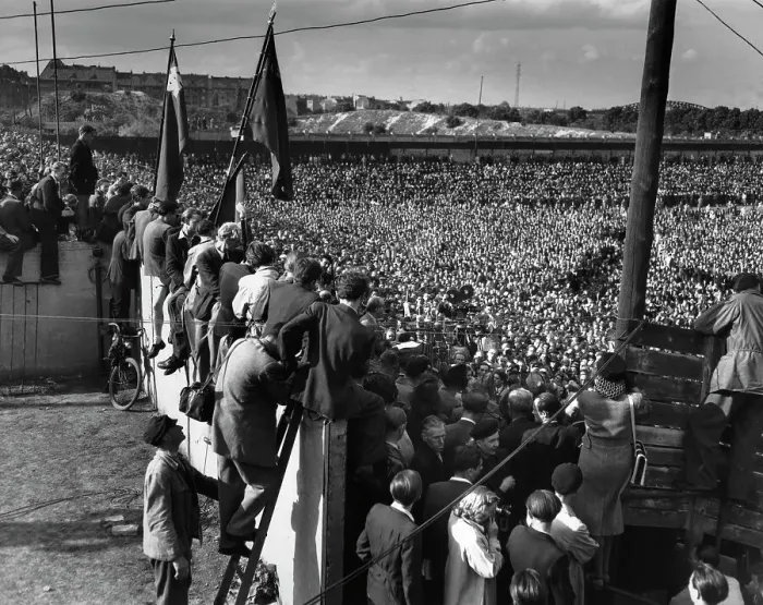 Framed Print : Germans Protest Against Berlin Blockade Framed Print : Germans Protest Against Berlin Blockade