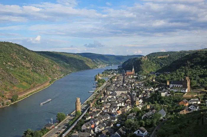Framed Print : Germany, Middle Rhine Valley
