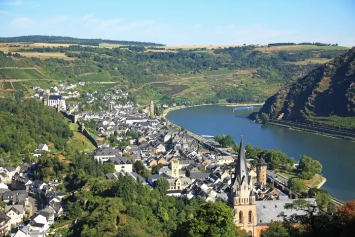 Framed Print : Germany, Rhineland-Palatinate (Rheinland-Pfalz), Oberwesel, Upper Middle Rhine Valley, UNESCO World Heritage Framed Print : Germany, Rhineland-Palatinate (Rheinland-Pfalz), Oberwesel, Upper Middle Rhine Valley, UNESCO World Heritage