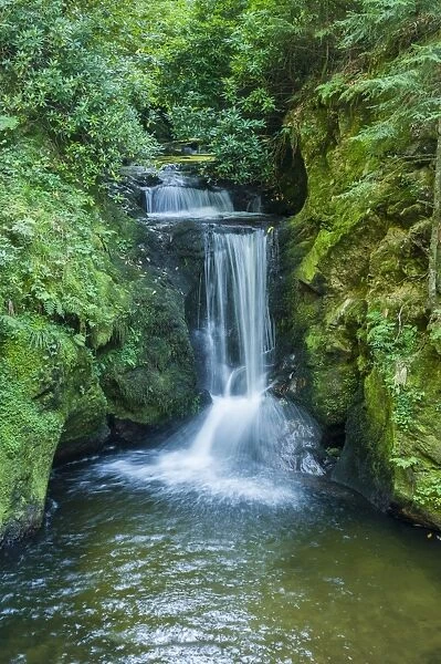 Geroldsauer Wasserfall waterfall, Schwarzwald, Baden-Baden, Baden-Wurttemberg, Germany