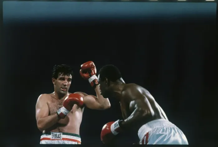 Framed Print : Gerry Cooney in Defense of Larry Holmes Framed Print : Gerry Cooney in Defense of Larry Holmes