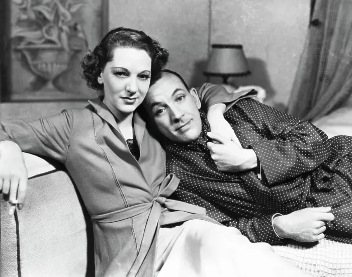 Framed Print : Gertrude Lawrence and Noel Coward Framed Print : Gertrude Lawrence and Noel Coward