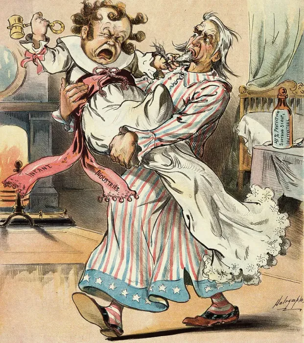 Framed Print : Getting Troublesome Again Political Cartoon by Dalrymple Framed Print : Getting Troublesome Again Political Cartoon by Dalrymple