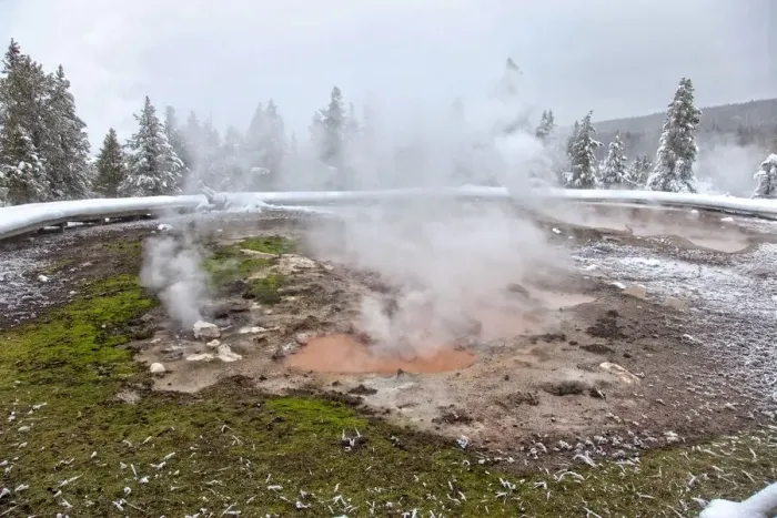 Framed Print : Geyser, Yellowstone National Park Framed Print : Geyser, Yellowstone National Park