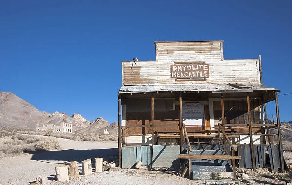 The ghost town of Rhyolite, Nevada