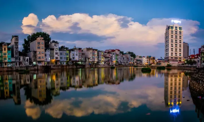Framed Print : Gia Lam Panoramic, Hanoi, Vietnam Framed Print : Gia Lam Panoramic, Hanoi, Vietnam