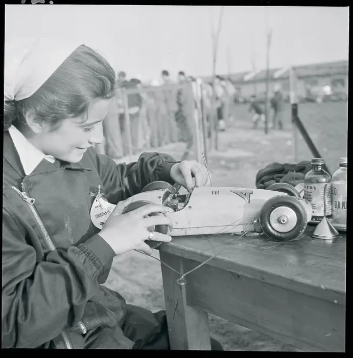 Framed Print : Gianpaola Turri Preparing Miniature Car for Race Framed Print : Gianpaola Turri Preparing Miniature Car for Race