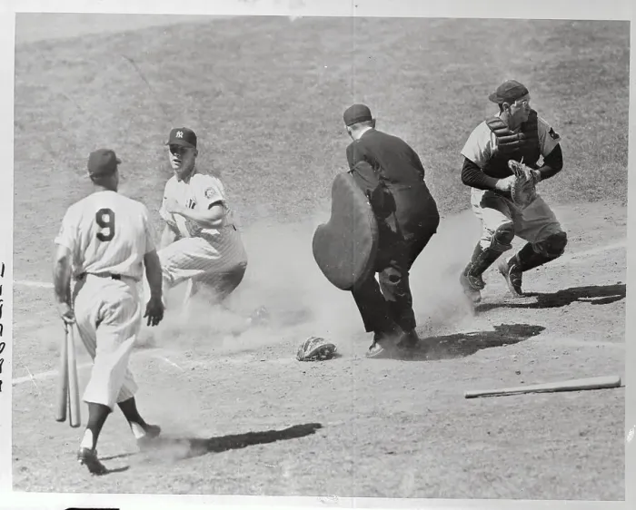 Framed Print : Giant Baseball Players in Action