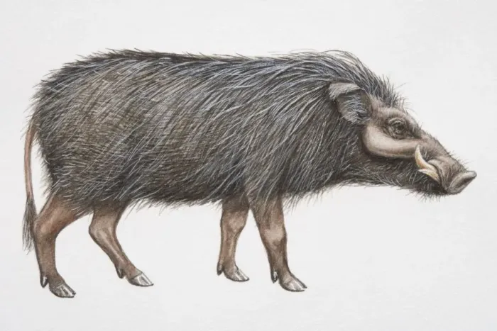Framed Print : Giant Forest Hog (Hylochoerus meinertzhageni), side view Framed Print : Giant Forest Hog (Hylochoerus meinertzhageni), side view