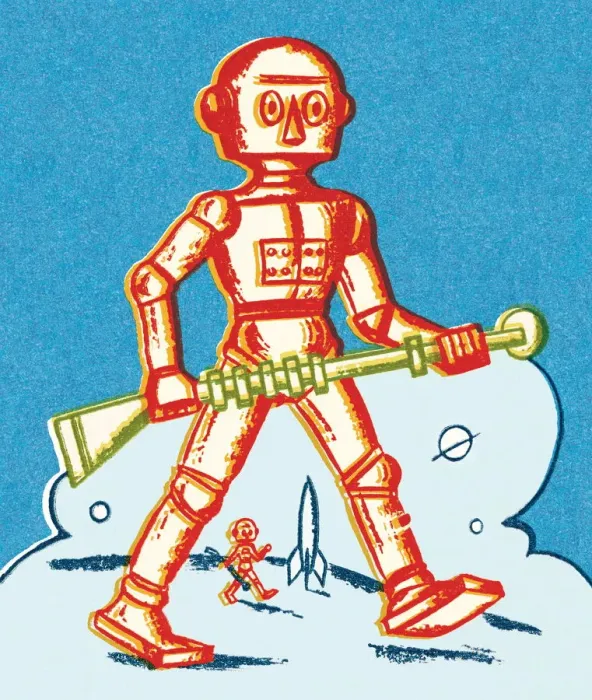 Framed Print : Giant robot Framed Print : Giant robot
