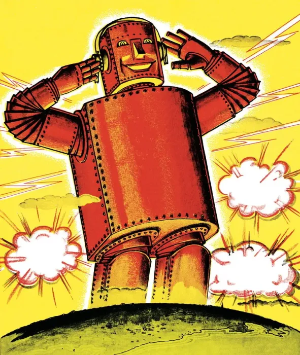 Framed Print : Giant robot Framed Print : Giant robot