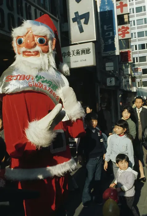 Framed Print : Giant Santa Claus In Tokyo Framed Print : Giant Santa Claus In Tokyo