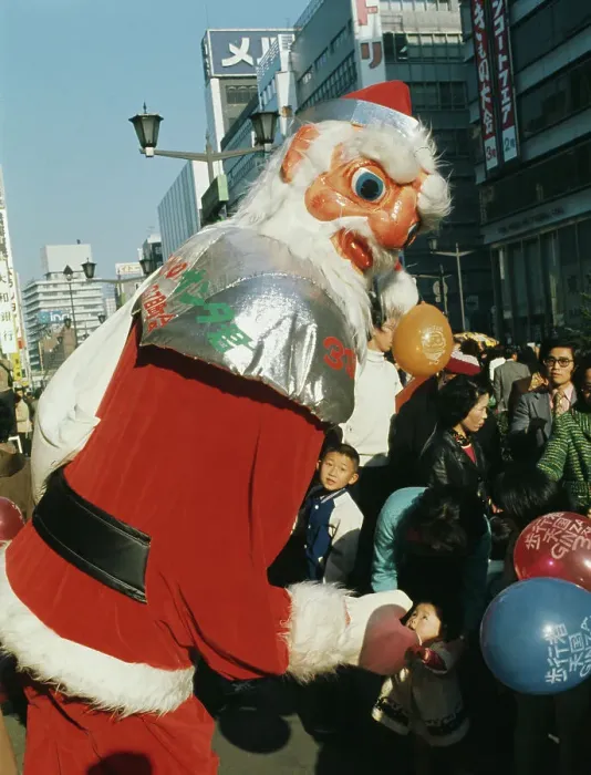 Framed Print : Giant Santa Claus In Tokyo Framed Print : Giant Santa Claus In Tokyo