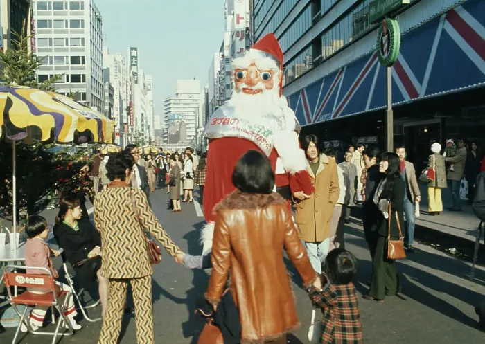 Framed Print : Giant Santa Claus In Tokyo Framed Print : Giant Santa Claus In Tokyo