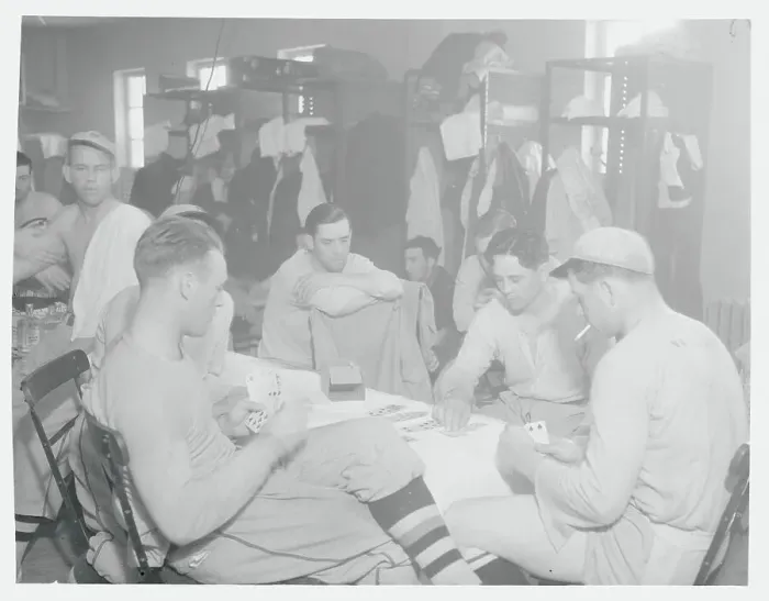Framed Print : Giant Teammates Conversing Together Framed Print : Giant Teammates Conversing Together