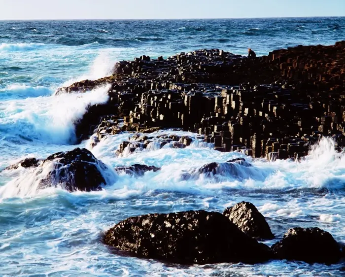 Framed Print : The Giants Causeway, Co Antrim, Ireland