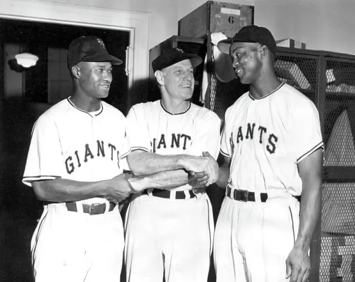 Framed Print : Giant's Manager Welcomes Team's First Black Players Framed Print : Giant's Manager Welcomes Team's First Black Players
