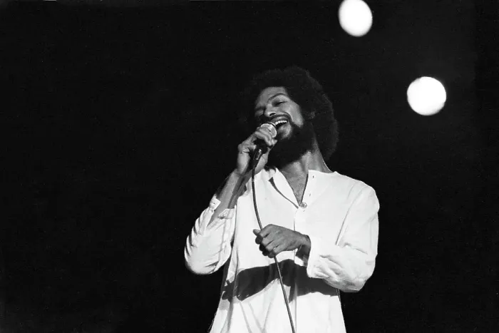 Framed Print : Gil Scott-Heron Performing Framed Print : Gil Scott-Heron Performing