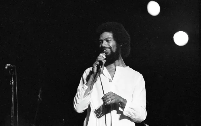 Framed Print : Gil Scott-Heron Performing Framed Print : Gil Scott-Heron Performing