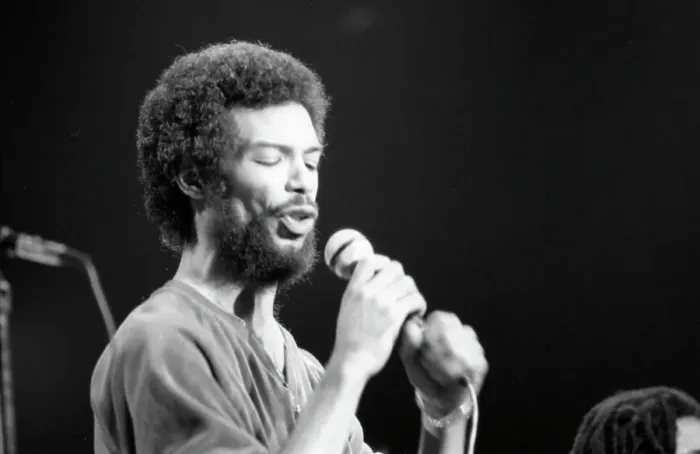 Framed Print : Gil Scott-Heron Performing Framed Print : Gil Scott-Heron Performing