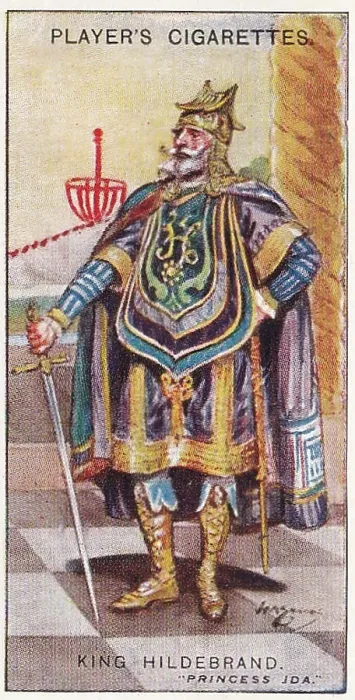 Framed Print : Gilbert and Sullivan production of Princess Ida, on Player's Cigarettes tobacco card, 1925 Framed Print : Gilbert and Sullivan production of Princess Ida, on Player's Cigarettes tobacco card, 1925
