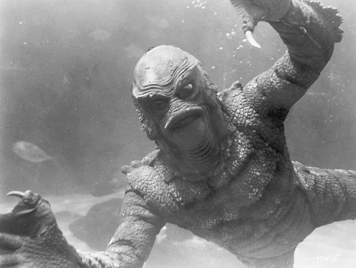Framed Print : Gill-Man in Revenge of the Creature Framed Print : Gill-Man in Revenge of the Creature