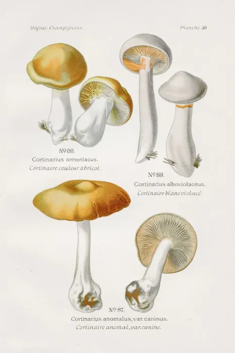 Framed Print : Gills mushroom 1891 Framed Print : Gills mushroom 1891
