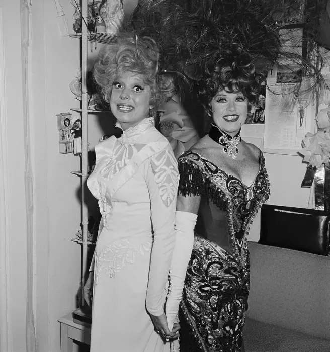 Framed Print : Ginger Rogers And Carol Channing Framed Print : Ginger Rogers And Carol Channing