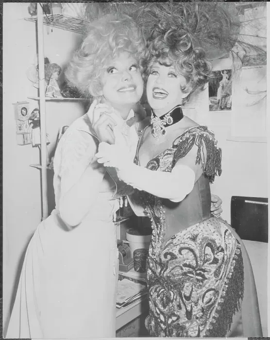 Framed Print : Ginger Rogers and Carol Channing