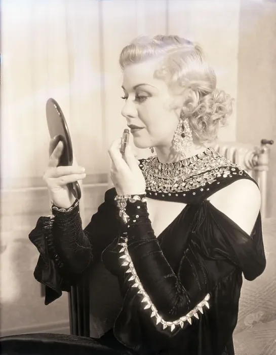 Framed Print : Ginger Rogers in Her Dressing Room Framed Print : Ginger Rogers in Her Dressing Room