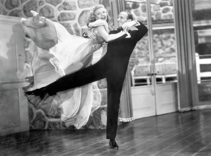 Framed Print : Ginger Rogers and Fred Astaire Dancing