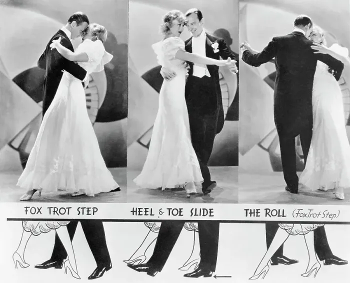 Framed Print : Ginger Rogers and Fred Astaire Dancing