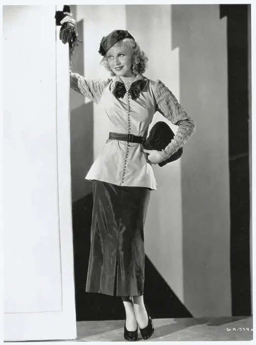 Framed Print : Ginger Rogers Modeling Ensemble Framed Print : Ginger Rogers Modeling Ensemble