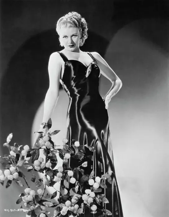 Framed Print : Ginger Rogers Wearing an Evening Gown Framed Print : Ginger Rogers Wearing an Evening Gown