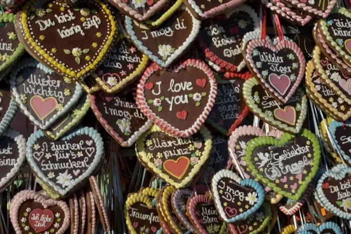 Framed Print : Gingerbread hearts at a stall, Oktoberfest, Munich, Upper Bavaria, Bavaria, Germany Framed Print : Gingerbread hearts at a stall, Oktoberfest, Munich, Upper Bavaria, Bavaria, Germany