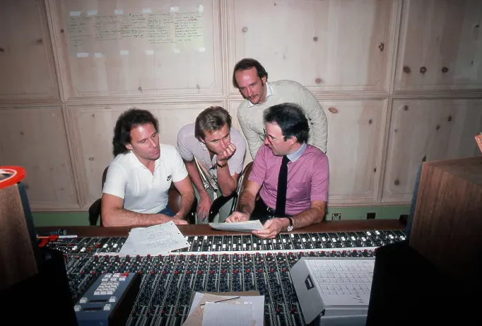Framed Print : Giorgio Moroder And Team Framed Print : Giorgio Moroder And Team