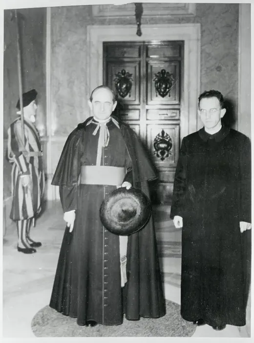 Framed Print : Giovanni Battista Montini and Pope VI Framed Print : Giovanni Battista Montini and Pope VI