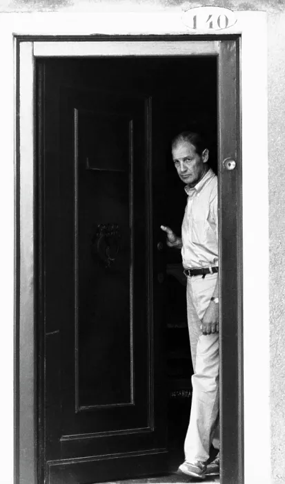 Framed Print : Giovanni Volpi In A Doorway Framed Print : Giovanni Volpi In A Doorway