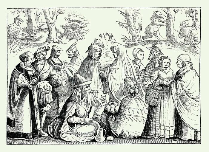 Framed Print : Gipsies Fortune Telling Framed Print : Gipsies Fortune Telling