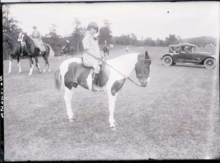Framed Print : Girl Atop a Horse Framed Print : Girl Atop a Horse